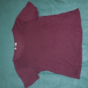 Burgundy t-shirt